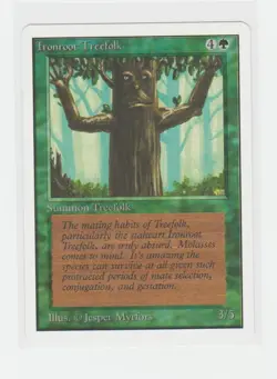 Magic the Gathering ~ MTG ~ 1x Ironroot Treefolk ~ UNLIMITED ~ M/NM ~ - Image 1
