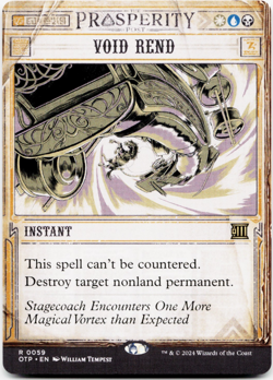 Void Rend [Outlaws of Thunder Junction: Breaking News] MTG NM/M ⚪💧💀 - Image 3