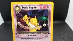 Pokemon TCG Team rocket 1st edition Holo Dark Hypno 9/82 NM/LP - Image 2