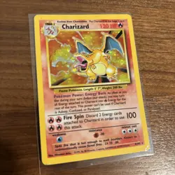1999 Pokemon Unlimited Charizard Rare Holo #4/102 - Image 1