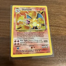 1999 Pokemon Unlimited Charizard Rare Holo #4/102 - Image 2