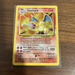 1999 Pokemon Unlimited Charizard Rare Holo #4/102 - Image 3