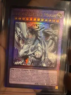 Yu-Gi-Oh! Dragon Master Magia 1st Edition Prismatic Collector's Rare RA04-EN055 - Image 1