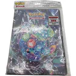 Pokemon TCG UltraPro Stellar Crown 9 Pocket Portfolio Binder Holds 252 Cards - Image 1
