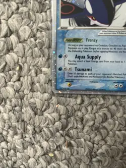 Pokemon TCG Kyogre-EX Black Star Promo Card 37 Holo Ultra Rare Near Mint NM - Image 5