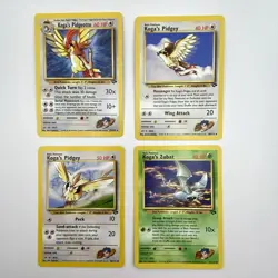 Gym Challenge Lot – Koga's Pokemon R/C/UC LP 10 Cards + Bonus WOTC Pokemon TCG - Image 3