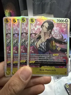 One Piece Card Game Boa Hancock PRB02-017 x4 (Playset) Foil ENGLISH - Image 1