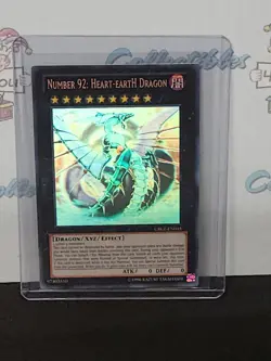 Konami Yugioh Ghost Rare Holo Number 92 Heart Earth Dragon En045 Trading Card - Image 2