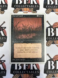 Cursed Land - 4th Edition Core Set - Magic the Gathering MTG Nice! - Image 1
