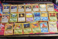 Vintage Pokemon Card Lot Base Set, Jungle, Fossil 74 Cards TCG WOTC Bulk - Image 2