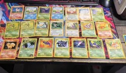Vintage Pokemon Card Lot Base Set, Jungle, Fossil 74 Cards TCG WOTC Bulk - Image 3