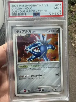 PSA 9 Dialga 007/014 1st Edition Half Deck 2008 Holo Japanese Pokemon Card MINT - Image 1