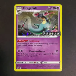 Pokemon Card TCG: Dragapult 091/192 Promo, Cosmos Holo - Rebel Clash - Image 1