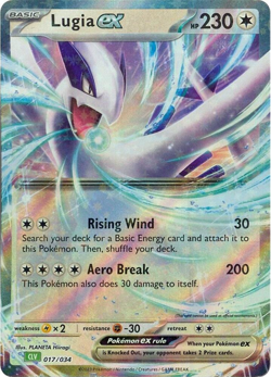 Lugia ex 017/034 Trading Card Game Classic Holo - Pokemon TCG - NM - Image 1