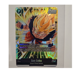 Bandai Dragon Ball Super Card Game Son Goku Full Art Holo 45000 FB05-119 - Image 1