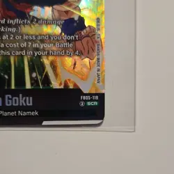 Bandai Dragon Ball Super Card Game Son Goku Full Art Holo 45000 FB05-119 - Image 2