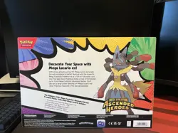 Pokemon Mega Lucario Ascended Heroes Box 10 Booster Packs 1 Promo Card - Image 2