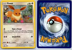 EEVEE - (COSMOS HOLO) SM184 SMP SUN & MOON PROMO POKEMON CARD TCG LP HOLO - Image 1