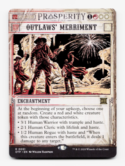 Outlaws' Merriment [Outlaws of Thunder Junction: Breaking News] MTG NM/M 🔥⚪ - Image 1