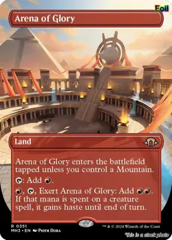 Arena of Glory (Borderless) [MH3 - 351] - LP [Foil] TCG MTG - Image 1