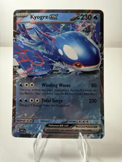 Pokemon Card Kyogre ex 178 Ultra Double Rare Holo Black Star Promo - Image 1