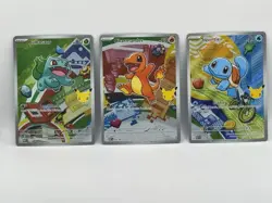 Complete First Partner Illustration Series 1 Collection - Full Set Of 9 Pokemon - Image 3