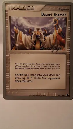 Desert Shaman Skyridge 123/144 World Championship 2004 Pokemon Trading Card TCG - Image 1