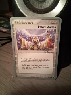 Desert Shaman Skyridge 123/144 World Championship 2004 Pokemon Trading Card TCG - Image 4