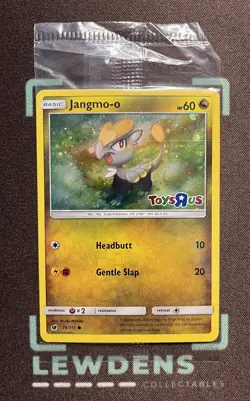 Jangmo-o TOYS R US SEALED Promo - 75/111 - Cosmos Holo - Pokemon Card - Image 1