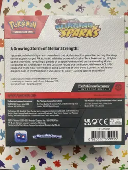 Pokemon Surging Sparks SV08 Booster Bundle TCG 6 packs New Sealed - Image 2