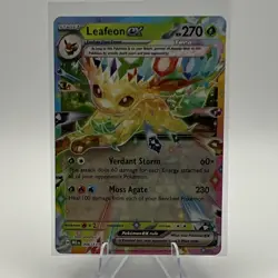 Leafeon EX 006/131 Sv: Prismatic Evolutions Double Rare Holo 270 HP Pokemon TCG - Image 1
