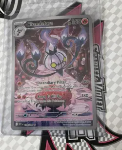 Pokemon Chandelure 103/086 Sv: White Flare Illustration Rare Holo English 150 - Image 1