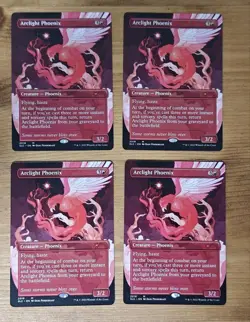 MTG English Secret Lair Arc Light Phoenix 4 Pieces - Image 1
