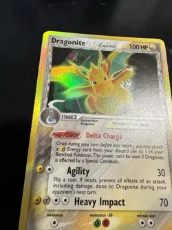 Pokemon Dragonite EX Delta Species Rare Holo 3/113 100 HP Stage 2 2005 - Image 4