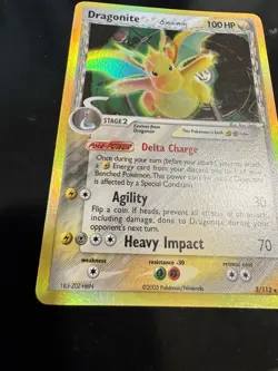 Pokemon Dragonite EX Delta Species Rare Holo 3/113 100 HP Stage 2 2005 - Image 5