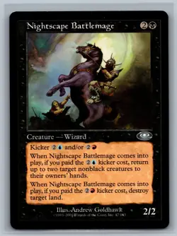 Magic The Gathering Planeshift Nightscape Battlemage #47/143 MTG TCG CCG - Image 1