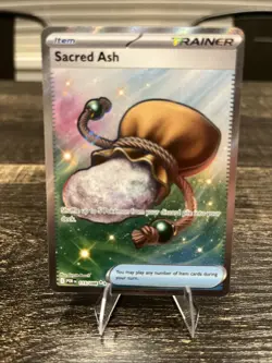 Sacred Ash 115/088 Ultra Rare Mint Condition - Pokemon ME Perfect Order - Image 1
