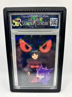 Jerrski Fan Art Sabrina’s Gengar GLOW In The DARK 1 Of 1 COA Rare Pokemon 1/1 - Image 1