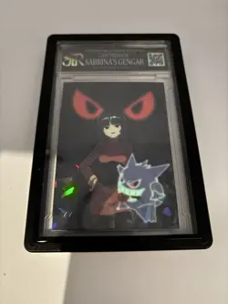 Jerrski Fan Art Sabrina’s Gengar GLOW In The DARK 1 Of 1 COA Rare Pokemon 1/1 - Image 4
