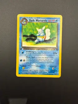 Pokemon Dark Wartortle 1st Edition Uncommon Team Rocket 46/82 LP - Image 1