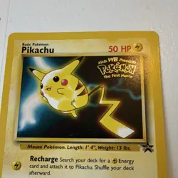 Pokemon Pikachu Wotc Promo Regular Promo 04/53 50 HP Wizards 1999 English Movie - Image 2