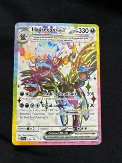 Pokemon TCG Hydreigon EX 223/191 Surging Sparks NM/Mint Condition - Image 1