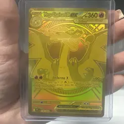 Pokemon Mega Charizard X EX 130/094 Mega Hyper Rare Holo 360 HP - Image 3