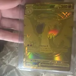 Pokemon Mega Charizard X EX 130/094 Mega Hyper Rare Holo 360 HP - Image 4