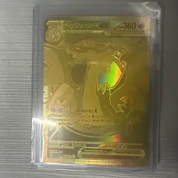 Pokemon Mega Charizard X EX 130/094 Mega Hyper Rare Holo 360 HP - Image 5