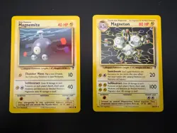 Pokemon TCG Magnemite and Magneton 28 & 80 of 110 - 2002 - Image 1