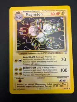 Pokemon TCG Magnemite and Magneton 28 & 80 of 110 - 2002 - Image 4
