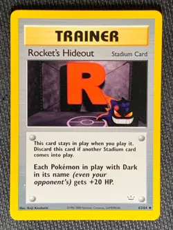 Rocket's Hideout 63/64 Neo Revelation Pokemon Uncommon 2000 Non Holo - Image 1