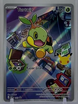 Turtwig 2026 Pokemon TCG #040 First Partners Illustration Promo Full Art Holo - Image 1