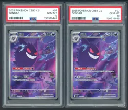 2025 Pokemon Chinese #03 07/07 Gengar PSA 10 Sequential Set of (2) GEM MINT - Image 1